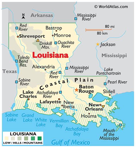 where is la on the map.